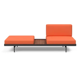 Innovation Living Schlafsofa Puri Walnuss Stoff Rust