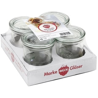 Weck Mini-Sturzglas 140ml 4er Pack