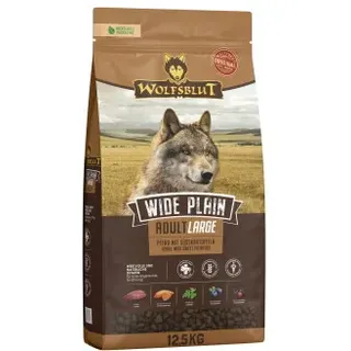 Wolfsblut Wide Plain Hundefutter Für Große Rassen Mit Pferd Und Süßkartoffeln 12,5 kg