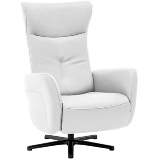 Beldomo Speed Relaxsessel , Weiß , Leder , Echtleder , Rindleder , 76x112x83 cm , Goldenes M , Fußauswahl, Lederauswahl, Stoffauswahl, Relaxfunktion, Liegefunktion , Wohnzimmer, Sessel, Ledersessel