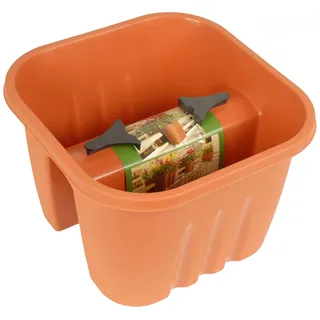 Edco Balkon-Blumentopf 29 x 29 x 20 cm Orange