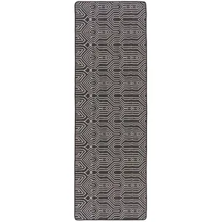 Snapstyle Newport Outdoor-Teppichläufer 100 x 100 cm Schwarz
