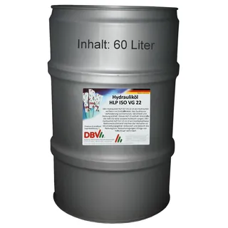 DBV-Hydrauliköl HLP ISO VG 22 60-Liter-Fass