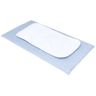 Cambrass 37974 Wickelauflage Badewanne plus Kissen Be Origami, 44 x 78 cm, blau