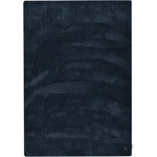 Tom Tailor Hochflor-Teppich TOM TAILOR HOME "Shaggy Teppich Cozy", blau (petrol), B:50cm H:25mm L:80cm, Polyester, Teppiche, Uni Farben, auch in Pastell Farben, weich & kuschelig