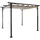 Pergola HWC-C42 3,5 x 3,5 m Creme