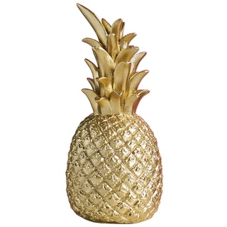 Surkay Deko Ananas Gold, Harz Ananas Modell Ornament,Moderne Handwerk Dekoration Wohnzimmer Weinschrank Schlafzimmer Zimmer Dekorationen Büro Dekoration