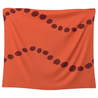 Le Jardin du Lin Wandteppich, Wandbehang, Wandtuch, Tapisserie für Wohnzimmer Zuhause Schlafzimmer Dekoration, Größe: 140x140 Cm - Entworfen und Hergestellt in der Türkei