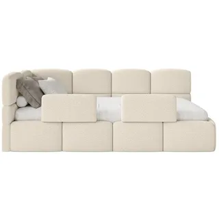 Selsey Jugendbett Cloudy 90 x 200 cm Kiefer massiv hellbeige