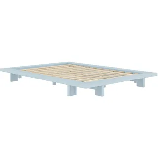 Karup Design »JAPAN BED Bodenbett, Holzrahmen, Futonbett, Jugendbett, Holzbett«, Massivholzbett mit Lattenrost, Kiefer massiv, Doppelbett ohne Kopfteil