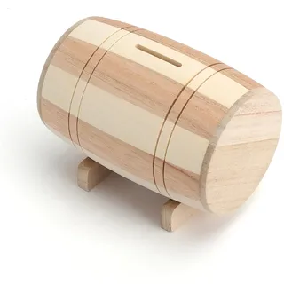 TMZELOA Hölzerne Sparschwein Safe Spardose aus Holz, Spardose Holz Spardos Schatzkiste Spardos Holzkiste Spardoss Fördere Spargewohnheit bei Erwachsene