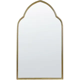 Beliani Wandspiegel Gold Metall Freiform, 54x100x3 cm