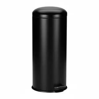 Relaxdays Mülleimer 30 l Schwarz