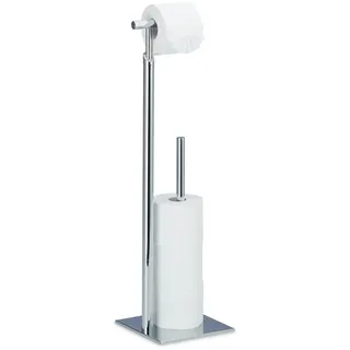 Relaxdays Ersatzrollenhalter PAGNONI silber, 1 St.