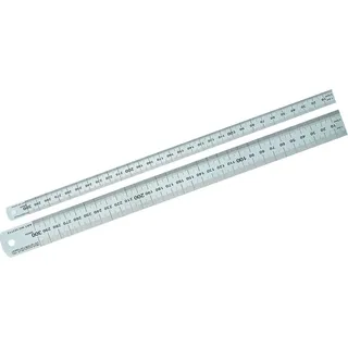 RUMOLD Lineal Edelstahl silber