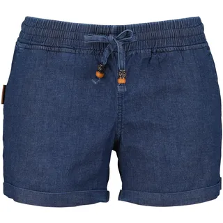 Shorts ALIFE & KICKIN, Damen, Gr. L, Normalgrößen, blau (schwarz denim), 95% Baumwolle, 5% Elasthan, Hosen Shorts