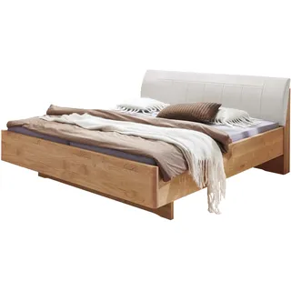Wiemann Holzbett »Cardiff, Bettgestell, Bettrahmen, teilmassiv, mit Polsterkopfteil« erle teilmassiv, B:160cm L:200cm, Betten, Holzbett, Fußteil aus Massivholz, verschiedene Größen