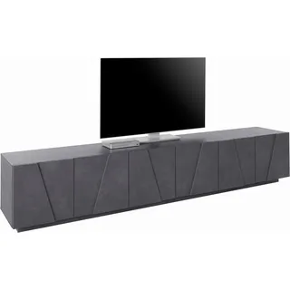 Home Affaire PING TV-Board 243,8 cm Grau Holzwerkstoff