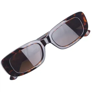 lscn by lascana LSCN by LASCANA, Sonnenbrille Rectangular-Look, Damenbrille mit UV Schutz, braun