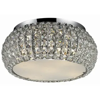 Deckenleuchte Sophia 5 Top Kristall Ø 42 x 19 cm 5-flammig E14 - Silber