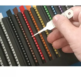 CEMBRE 23129-y Element Von Gerätemarkierer pmp-30 Weiß Signatur