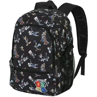 Karactermania Looney Tunes Harry Tunes-FAN Fight Rucksack 2.0, Schwarz