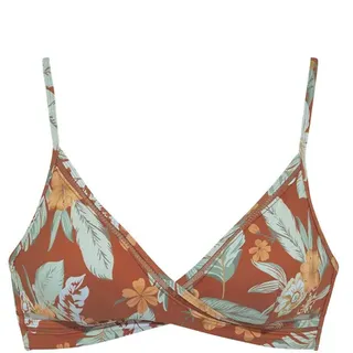 SUNSEEKER Triangel-Bikini-Top Damen rostrot-bedruckt Gr.32 Cup A/B