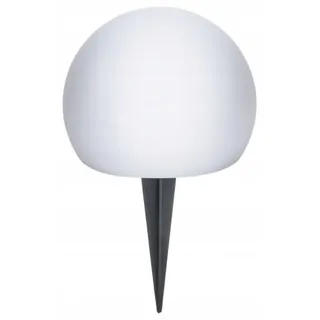 Solar-Gartenkugel RGB/Warmweiß 30 cm Kunststoff, Fernbedienung, IP65 - Weiß