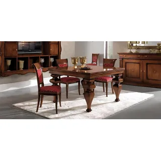 Möbel Einrichtung Gruppe Tisch + 4 Stuhl Set 5tlg. Esstisch Garnitur Esszimmer