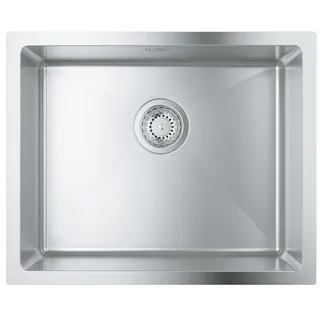 Grohe K700 eckig links Einbauspüle Edelstahl Handbetätigung 550 x 450 mm
