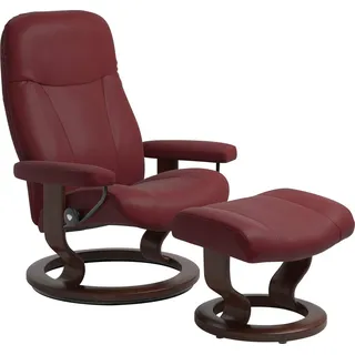 Stressless® Hocker »Garda«, mit Classic Base, Gestell Braun, rot