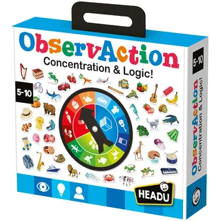 Headu Beobachtungsspiel – Trainieren Sie Ihre Reflexe, Konzentration und logisches Denken, indem Sie so schnell wie möglich die richtigen Objekte Finden | Lernspiele & Puzzles | Alter 5-12 Jahre