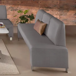 exxpo - sofa fashion »Intenso, Sitzbank, Breite 182 cm, wahlweise in Leder oder Textil« hohe Bodenfreiheit, frei im Raum stellbar, hoher Sitzkomfort,