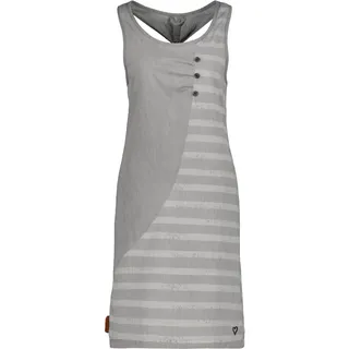 Blusenkleid ALIFE & KICKIN, Damen, Gr. XL, Normalgrößen, grau (steal denim), 95% Baumwolle, 5% Elasthan, Rundhals, Kleider Blusenkleid