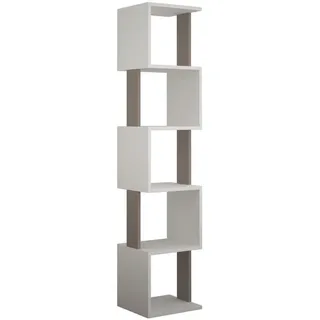 Calicosy Eckregal 5 Regale L35 cm - Piri , Holzwerkstoff , 30x161x35 cm , Wohnzimmer, Regale, Bücherregale