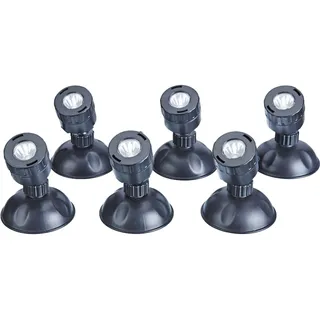 Pontec PondoStar Spotset LED 6 Set - Schwarz