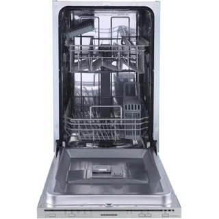 Heinner HDW-BIM45510E++ Einbau-Geschirrspüler, 10 Maßgedecke, 5 Programme, AquaStop - Silber