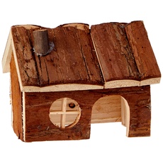 Bild Hendrik house hamsters bark wood 14 × 11 × 11 cm