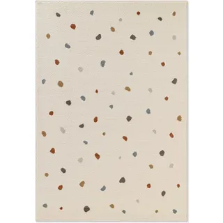 HANSE HOME Funny Dots Kinderteppich 200 x 290 cm Beige/Weiß