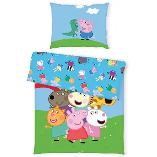 Herding Peppa Pig Mehrfarbig 135 x 200 cm + 80 x 80 cm