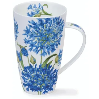 Dunoon Tasse auf feinem Porzellan Henley Agapanthus