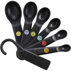 Bild Good Grips Plastic Measuring Spoons - Black - 7pc set