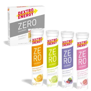 DEXTRO ENERGY Elektrolyte ohne Zucker Mix Grapefruit/Lemon/Orange Brausetabletten 80 Stück