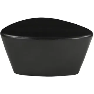 Mid.you Beistelltisch , Schwarz , Holz , Mangoholz , massiv , dreieckig , Bodenplatte , 53x36x70 cm , Wohnzimmer, Wohnzimmertische, Beistelltische, Beistelltische Holz