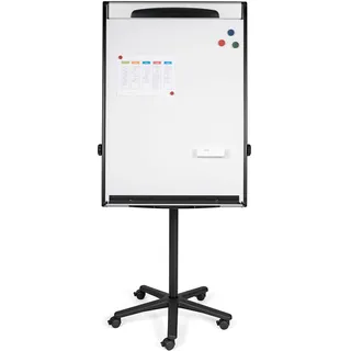 Bi-Office Design Mobiles Flipchart Stahl 70 x 100 cm, Schwarz