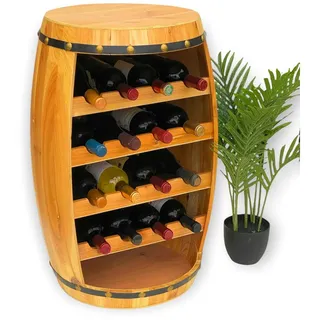 DanDiBo Ambiente Weinregal 48 x 70 x 48 cm Braun