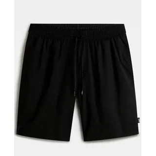 Boardshorts VANS "PRIMARYSOLIDELASTICBOARDSHORT", Herren, Gr. M, N-Gr, schwarz, Obermaterial: 59% Baumwolle, 41% Polyester, Hosen Boardshorts