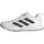 Damen Court Team Bounce 2.0 Shoes, Cloud White/Core Black/Powder Plum, 42 2/3 EU