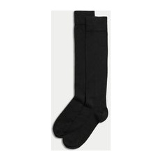 Womens M&S Collection 2er-Pack weiche Thermo-Kniestrümpfe - Black, Black, EU39.5-42
