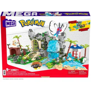 Mega Construx Pokémon Dschungel Bauset 1347-tlg.